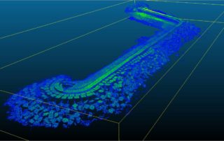 Analisis espigon con drones en Asturias