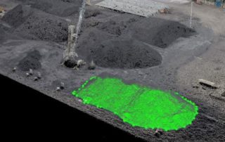 Calculo de volumen con drones en Asturias