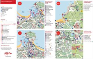 Mapa Turístico de Gijón