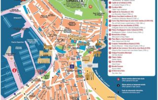 Mapa turístico de Gijón