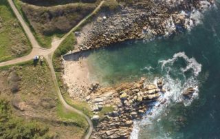 Imagen aerea con dron en Asturias